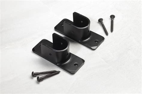 recess curtain pole brackets uk